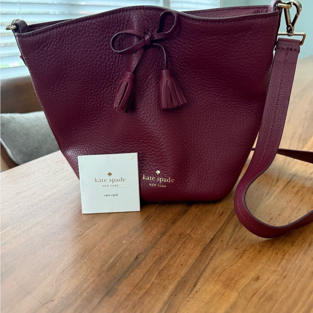 Kate Spade Deep Red Crossbody Bag